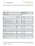 Preview for 9 page of Guardian G5022 Installation, Operation And Maintenance Manual