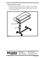 Preview for 2 page of Guardian Guardian Automatic Overbed Table IC-6417 User Instructions