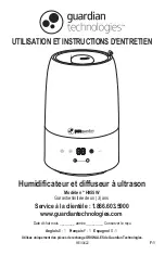 Предварительный просмотр 9 страницы Guardian H955W Use & Care Instructions Manual