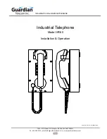 Preview for 1 page of Guardian HR60 Installation & Operation Manual