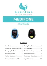 Preview for 1 page of Guardian MEDIFONE User Manual