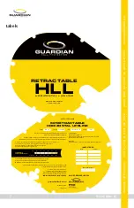 Предварительный просмотр 8 страницы Guardian Retractable HLL Instruction Manual