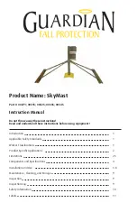 Preview for 1 page of Guardian SkyMast 00271 Instruction Manual