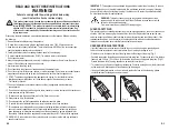 Preview for 2 page of Guardian TF2113 Use & Care Instructions Manual