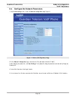 Предварительный просмотр 14 страницы Guardian voip telephone Setup & Configuration Instructions Manual