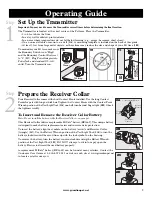 Preview for 5 page of Guardian Wireless Pet Containment System Operating And Training Manual