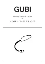 Preview for 2 page of GUBI COBRA Assembly Instructions