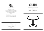 GUBI TABLE 1.0 Assembly Instructions preview