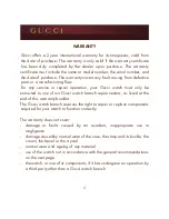 Предварительный просмотр 5 страницы Gucci Dive watches Instructions For Use Manual