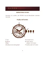 Предварительный просмотр 8 страницы Gucci Dive watches Instructions For Use Manual