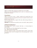 Предварительный просмотр 10 страницы Gucci Dive watches Instructions For Use Manual