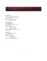 Предварительный просмотр 13 страницы Gucci Dive watches Instructions For Use Manual