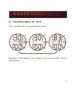 Preview for 6 page of Gucci I-GUCCI Instructions For Use Manual