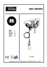 GÜDE 01708 Manual preview