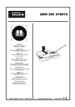 Preview for 1 page of GÜDE 18019 Translation Of Original Operating Instructions