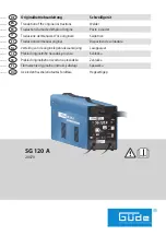 Preview for 1 page of GÜDE 20070 Translation Of The Original Instructions