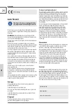 Preview for 32 page of GÜDE 20095 Instructions Manual