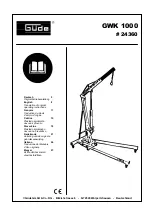 GÜDE 24360 Translation Of Original Operating Instructions preview