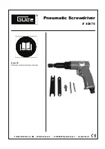 GÜDE 40079 Translation Of Original Operating Instructions предпросмотр