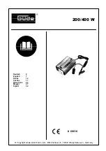 GÜDE 69010 Operating Manual предпросмотр