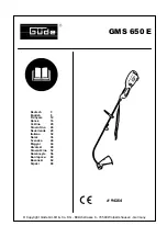 Предварительный просмотр 1 страницы GÜDE 94354 Operating Manual