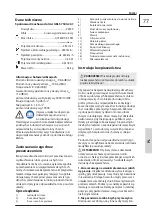 Preview for 77 page of GÜDE 94399 Instructions Manual