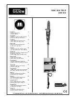 Preview for 1 page of GÜDE 95155 Translation Of Original Operating Instructions