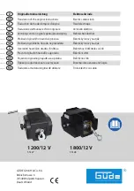 Gude 1200/12 V Translation Of The Original Instructions preview