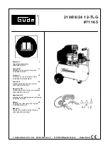 Предварительный просмотр 1 страницы Gude 210/08/24 12-TLG Translation Of The Original Instructions