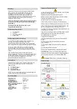 Preview for 3 page of Gude 2600 PRO Operating Instructions Manual