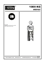 Предварительный просмотр 1 страницы Gude 55103 Translation Of Original Operating Instructions