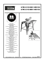Gude 55150 Translation Of Original Operating Instructions предпросмотр