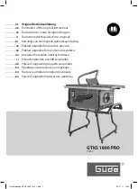 Preview for 1 page of Gude 75205 Translation Of The Original Instructions