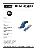 Gude 95506 Operating Instructions Manual предпросмотр