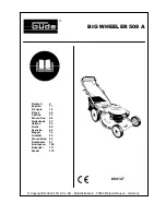 Gude BIG WHEELER 508 A Operating Instructions Manual предпросмотр