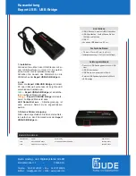 Preview for 1 page of Gude Expert USB Quick Start Manual