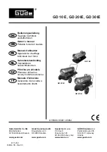 Предварительный просмотр 1 страницы Gude GD 10 E Owner'S Manual