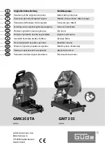 Gude GMK 350 TA Translation Of The Original Instructions preview