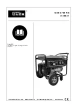 Gude GSE 4700 RS Operating Instructions Manual preview