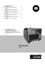 Preview for 1 page of Gude GSE 5500 DSG Translation Of The Original Instructions