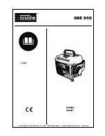 Preview for 1 page of Gude GSE 950 Manual