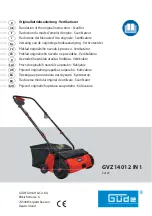 Gude GVZ 1401 2 IN 1 Original Instructions Manual предпросмотр