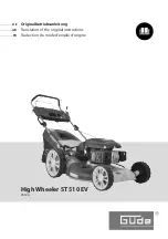 Gude High Wheeler ST 510 EV Instructions Manual предпросмотр