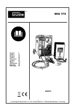 Preview for 1 page of Gude MIG 170 Manual