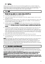 Preview for 31 page of Gude SPALTY W 370/4T Manual For Use And Maintenance