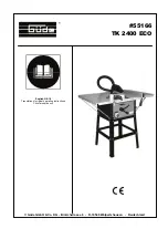 Gude TK 2400 ECO Translation Of Original Operating Instructions preview