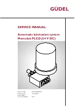 GUDEL Memolub PLCD Service Manual preview