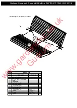 Preview for 2 page of Gudrum Somerset Arbour GJA10216 Assembly Instructions