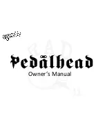 Предварительный просмотр 1 страницы Guerrilla Gravity Pedalhead Owner'S Manual