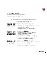 Предварительный просмотр 4 страницы Guess 10150G Booklet